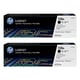 HP 128A (CE320AD) toner cartridge zwart 2 stuks (origineel)