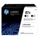 HP 87X (CF287XD) toner cartridge zwart hoge capaciteit 2 stuks (origineel)