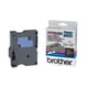 Brother TX-315 tape wit op zwart 6mm x 15m (origineel) | BROTX315