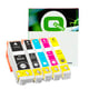 Vergeleken bij het origineel zijn deze cartridges 67,39% goedkoper! Wij vergelijken hierbij de kosten per pagina of de kosten per milliliter.