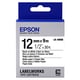 Epson LK-4WBB papier tape zwart op wit 12mm (origineel) | EPSLK-4WBB
