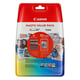 Canon CLI-526 BK/C/M/Y serie incl. 50 vel fotopapier (origineel)