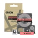 Epson LK-4RBJ matte tape zwart op rood 12 mm (origineel) | EPSLK-4RBJ