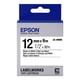 Epson LK-4WBN standard tape zwart op wit 12mm (origineel) | EPSLK-4WBN