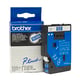 Brother TC-595 tape wit op blauw 9mm x 7,7m (origineel) | BROTC-595