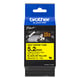 Brother HSe-611E krimpkous tape zwart op geel | 6 mm x 1,5 m (origineel) | BROHSE-611E