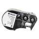 Brady M4-82-499-RD-BK nylonweefsel labels zwart op rood | 9,53 mm x 9,53 mm (origineel) | BRAM4-82-499-RD-BK