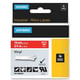 DYMO 1805422 IND Rhino tape vinyl wit op rood 19mm (origineel) | DYM1805422
