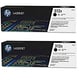 HP 312X (CF380XD) toner cartridge zwart hoge capaciteit 2 stuks (origineel)
