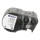 Brady M5C-1000-427 gelamineerde vinyl labels zwart op wit/transparant | 25,4 mm x 7,62 m (origineel) | BRAM5C-1000-427
