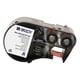 Brady M4C-500-595-WT-RD tape vinyl rood op wit | 12,7 mm x 7,62 m (origineel) | BRAM4C-500-595-WT-RD