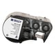 Brady M4-131-498 vinylweefsel labels zwart op wit | 25,4 mm x 12,7 mm (origineel) | BRAM4-131-498