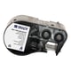Brady M4C-1000-595-GN-WT tape vinyl wit op groen | 25,4 mm x 7,62 m (origineel) | BRAM4C-1000-595-GN-WT
