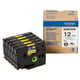 Brother HGe-631V5 hoge resolutie tape zwart op geel 12mm x 8m 5 stuks (origineel) | BROHGE631V5