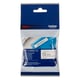 Brother M-K231SBZ starter niet-gelamineerde tape zwart op wit 12 mm (origineel) | BROM-K231SBZ