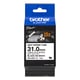 Brother HSe-261E krimpkous tape zwart op wit | 31 mm x 1,5 m (origineel) | BROHSE-261E