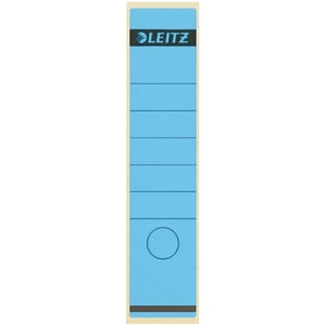 Leitz 1640 rugetiketten / blauw / zelfklevend / breed / 61 mm x 285 mm / 10 etiketten