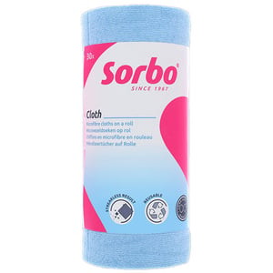 Sorbo Microvezelrol / 30x30 cm / 30 doeken
