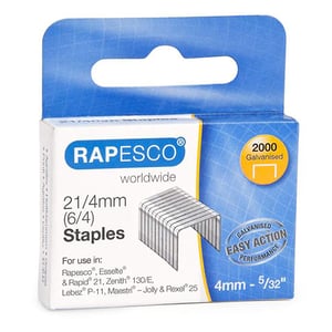 Rapesco 21/4 nietjes / gegalvaniseerd / 2000 stuks
