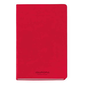 Aurora 2396CAR Capri notitieboek / A5 / gelinieerd / 80 gr. / 96 vel / rood