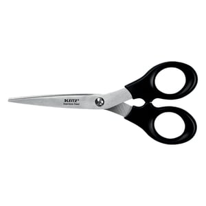 Leitz 54230095 schaar / RVS / zwart / 165 mm