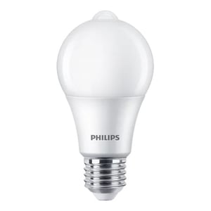 Philips E27 LED-lamp | Dag/Nacht Bewegingssensor | 8W (60W) | warm wit | peermodel