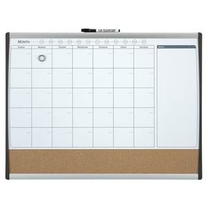 Rexel Quartet duobord whiteboard met maandplanner / magnetisch