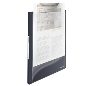 Esselte 624012 Vivida panorama showalbum / A4 / polypropyleen / zwart / 40 hoezen