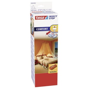 Tesa Insect Stop comfort klamboe / slaapkamer / 1250 x 250 cm / wit