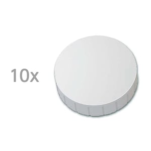 Maul magneten / wit / 32 mm / 10 stuks