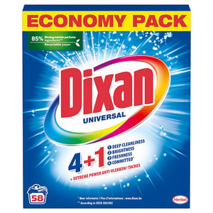 Dixan 4+1 Extreme Power Waspoeder / universeel / 3,48 kg / 58 wasbeurten