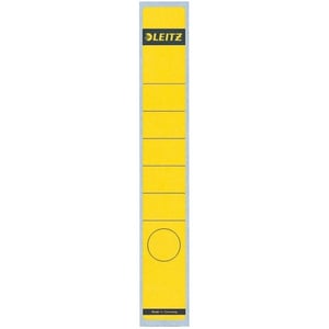 Leitz 1648 rugetiketten / geel / zelfklevend / smal / 39 mm x 285 mm / 10 etiketten
