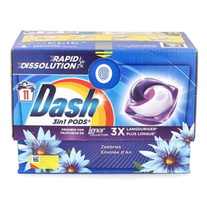 Dash 3in1 Wascapsules / Zeebries / 11 pods