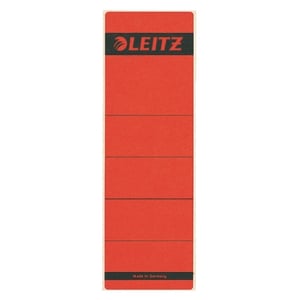 Leitz 1642 rugetiketten / rood / zelfklevend / breed / 61 mm x 191 mm / 10 etiketten