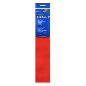 Folia crêpepapier / 250 x 50 cm / rood