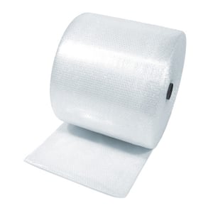 Raadhuis luchtkussenfolie / transparant / plastic / 100 m x 50 cm