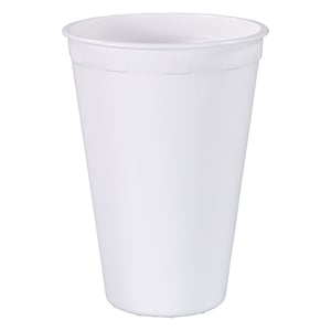 Depa herbruikbare beker / 180 ml / wit / 40 stuks