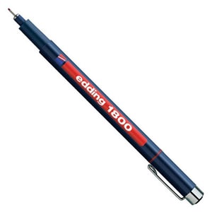 Edding 1800 profipen / fineliner / rood / 0,25 mm