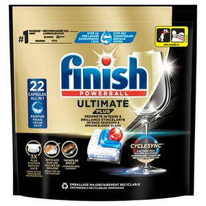 Finish Ultimate Plus Vaatwastabletten / Regular / 22 stuks