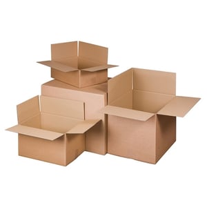 Raadhuis verzenddoos / karton / bruin / 5 stuks