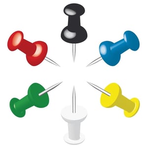 Alco punaises / assorti / 25 stuks