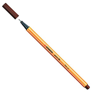 Stabilo fineliner point 88 / bruin / 0,4mm