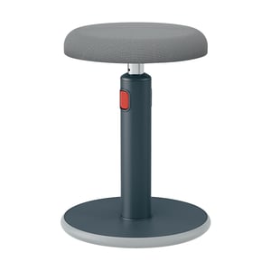 Leitz Ergo Cosy actieve zit-sta kruk / verstelbaar / grijs / tot 100 kg