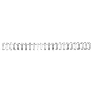 GBC RG8104 draadrug / A4 / metaal / zilver / 34 ringen / tot 55 vel / 100 stuks