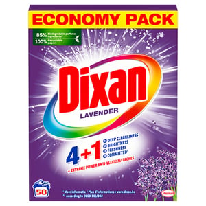 Dixan 4+1 Extreme Power Waspoeder / Lavendel / 3,48 kg / 58 wasbeurten