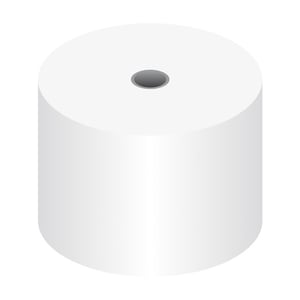 Kangaro kassarol K-6032 / thermorol wit / 44 x 70 x 12mm / 5 stuks