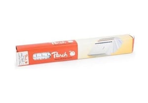 Peach bindruggen 10 mm / A4 / pvc / zwart / 21 ringen / tot 65 vel / 25 stuks