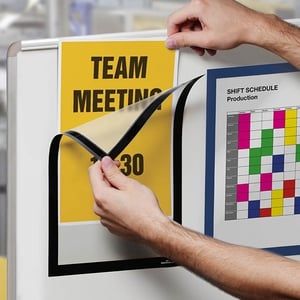 Durable Duraframe informatiekader / A4 / zwart / magnetisch