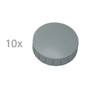 Maul magneten / grijs / 15 mm / 10 stuks
