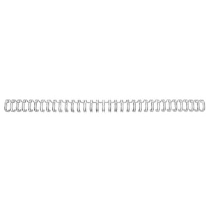 GBC 2101 metalen draadrug / A4 / metaal / zilver / tot 35 vel / 100 stuks